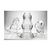 PF Double Tunnel Plug - Clear - Medium