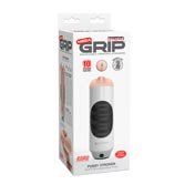 PDX Mega Grip Pussy Stroker Beige/White