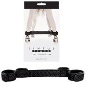 Sinful Vinyl Soft Spreader Bar Black