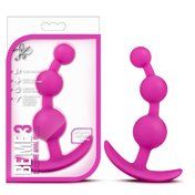 Luxe Be Me 3 Anal Beads Plug Pink