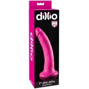 Dillio 7in Slim Dildo Pink