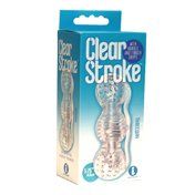 The 9's Clear Stroke 3 way Masturbator