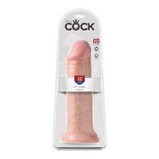 King Cock 12in Cock Dildo Beige