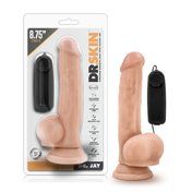 Dr. Skin Dr. Jay 8.75in Vibr Dildo Beige