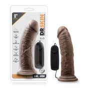 Dr. Skin Dr. Joe 8in Vibr Dildo Brown