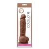 Colours Pleasures 5in Dildo Brown