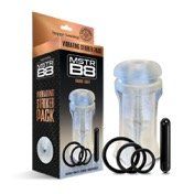 Happy Ending Mstr B8 Vibe Stroker Pk 5pc