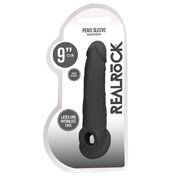 RealRock 9in Penis Extender Sling Black