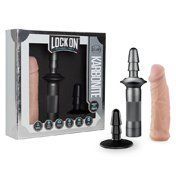 Lock On Karbonite 7.75in Dildo Kit Beige