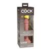 King Cock Elite 6in DualDens Sili Beige