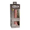 King Cock Elite 7in DualDens Sili Beige