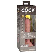 King Cock Elite 6in VibrDualDensSili Bei