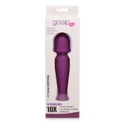 Gossip Silicone Wand Vibrator Violet