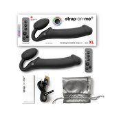 Strap-On-Me VibrBendableStrapOn Blk XL