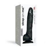 Strap-On-Me Realistic Soft Dildo Blk XL