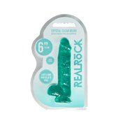 RealRock CC 6in Dildo WBalls&Suction Tur