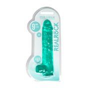 RealRock CC 9in Dildo WBalls&Suction Tur