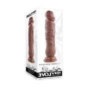 Evolved Realistic 7in Dildo W/Balls Brn