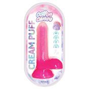 Cotton Candy Cream Puff Sil Dildo 6in Pk