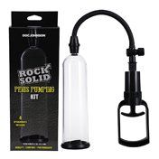 Rock Solid Penis Pumping Kit Black/Clear