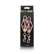 Bound Nipple Clamps C3 Rose Gold