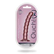 Shots Ouch Beaded Sili 6.5in GSpot RGld