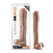 Dr. Skin Mr. Ed Dildo/Ball 13in Beige