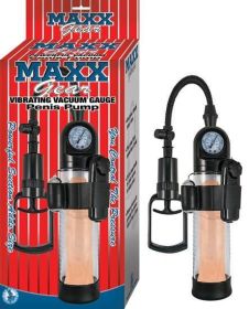 Maxx Gear Vibrating Vacuum Gauge Penis Pump