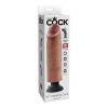 King Cock 10in Vibrating Cock Tan