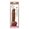 Colours Pleasures 5in Dildo Brown