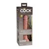 King Cock Elite 7in DualDens Sili Beige