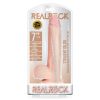 RealRock 7in Straight Dildo W/Balls Bge