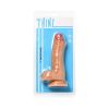 Thinz Uncut Dildo W/ Balls 6.4in Light