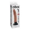 King Cock 7in Vibrating Cock Tan