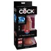 King Cock Plus 6in Triple Density Brown