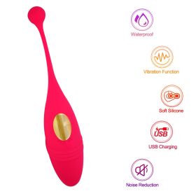 Clitorials Stimulation Masturbators Toy para mujeres;   Wearable Powerful Portable Vibrating Toy para mujeres con aplicación inalámbrica Potente pero (Color: Red)